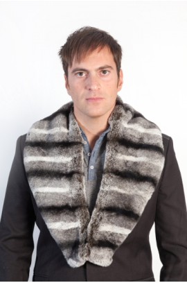 Rex Chinchilla fur collar 